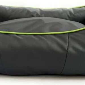 Culcus pentru caini si pisici, 60x40x20cm , cu perne detasabile, material  impermeabil .- Gri inchis