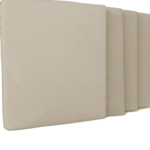 Set 4 perne pentru mobilier gradina RATAN, COLORADO, NEBRASKA, ALABAMA , 56x49x4cm, impermeabil – Crem