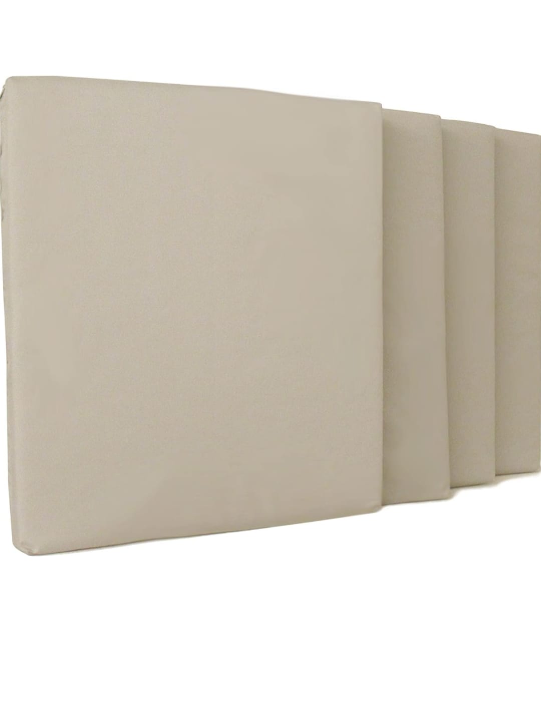 Set 4 perne Impermeabile pentru mobilier gradina RATAN, COLORADO, NEBRASKA, ALABAMA , 56x49x4cm, impermeabil - Crem
