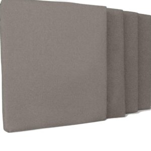 Set 4 perne pentru mobilier gradina RATAN, COLORADO, NEBRASKA, ALABAMA 51x49x4cm Bumbac,- Gri