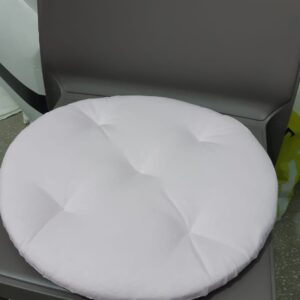 Perna cu snur pentru scaun de gradina, tesatura poliester100%, diametru 32 cm, Grosime 3cm, Roz,,