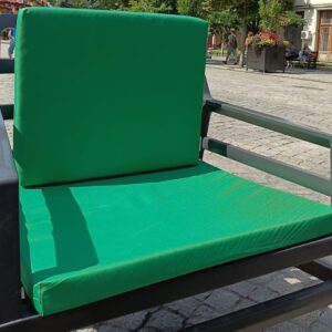 Set 4 perne pentru mobilier gradina RATAN, COLORADO, NEBRASKA, ALABAMA , 56x49x4cm, impermeabil – Verde