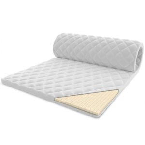 Topper Saltea Ortopedic 180x200x5,Husa cu ioni de Argint..