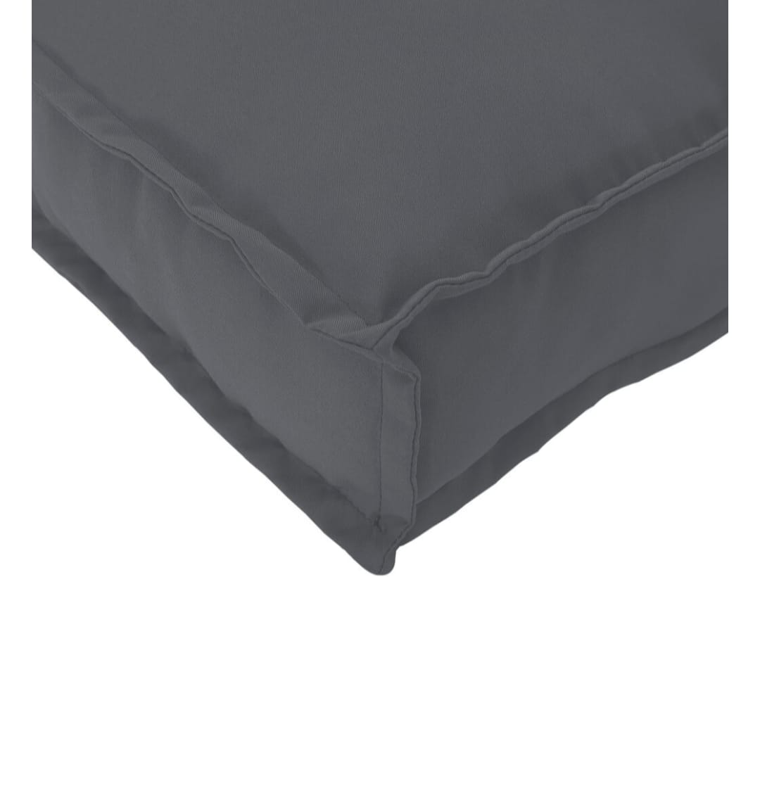 Perna de Sezut pentru Palet Antracit 50 x 50x 12 cm Oxford Impermeabil - imagine 3